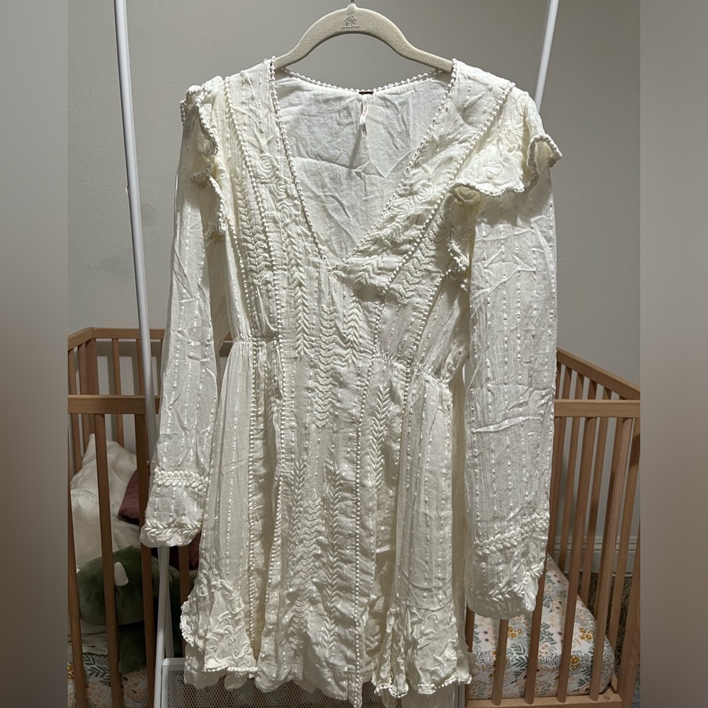 Free people ivory dress. Size 8